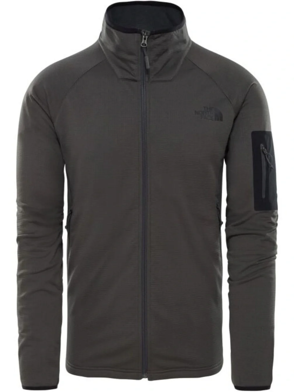 THE NORTH FACE BOROD FULL ZIP FLEECE MEN'S XL Dark grey